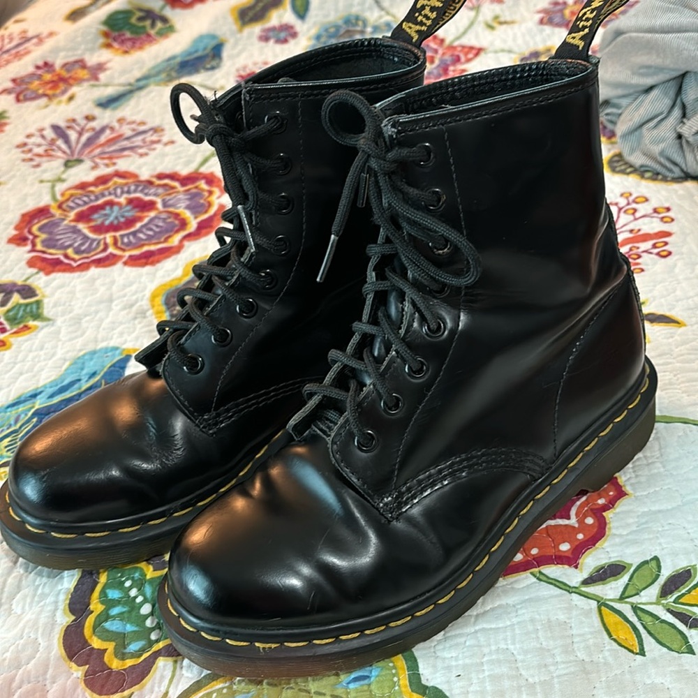 Dr. Marten’s Black Combat Boots, size 7